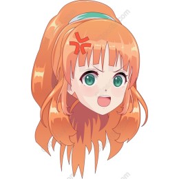 Playful Anime Character