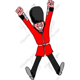 Jubilant Palace Guard