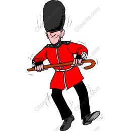 Cheerful British Guard