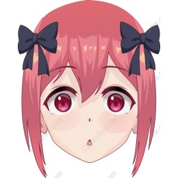 Cute Pink Hair Character