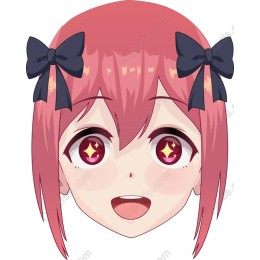 Charming Pink Haired Character