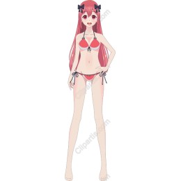 Cheerful Summer Bikini Character