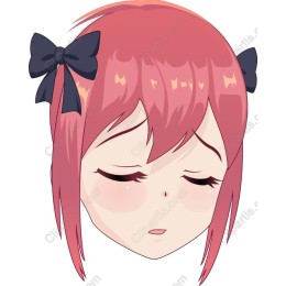 Serene Pink-Haired Character