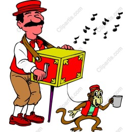 Whimsical Monkey Performer