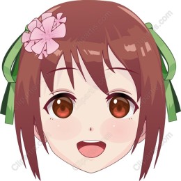 Cheerful Anime Girl