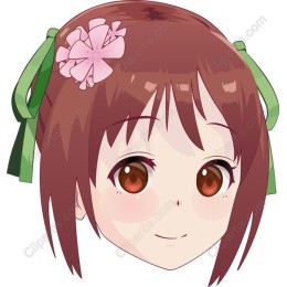 Charming Anime Girl Face