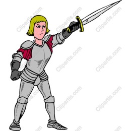 Fierce Knight with Sword