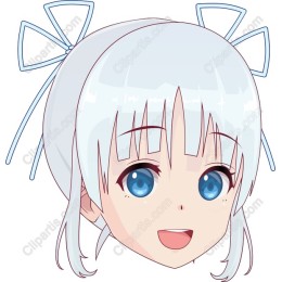 Charming Anime Girl with Bows
