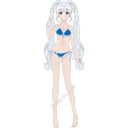 Enchanting Blue Bikini Character