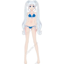 Blue Bikini Character