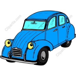 Vintage Blue Car