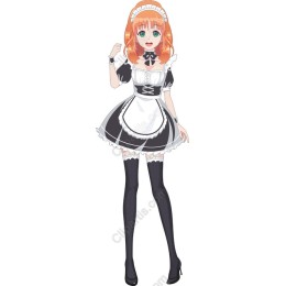 Cheerful Maid Character