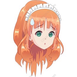 Charming Orange-Haired Character