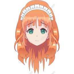 Expressive Orange Haired Character