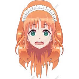 Charming Orange Hair Character