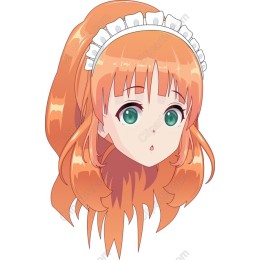 Cute Anime Character - Orange Hair Edition