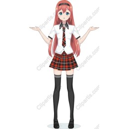 Charming School Girl