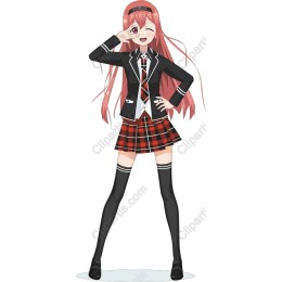 Energetic Anime Girl