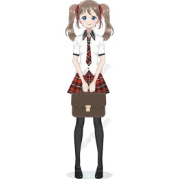 Vibrant School Girl