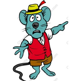 Charming Cartoon Mouse