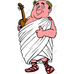 Toga-Wearing Character