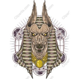 Anubis - Majestic Egyptian Wolf