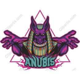 Vibrant Anubis