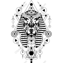 Majestic Lion Geometric