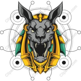 Fierce Lion Head