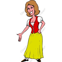 Cheerful Traditional Woman