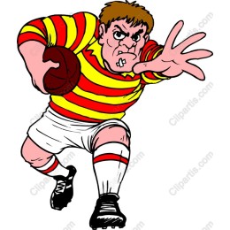 Vibrant Rugby Player