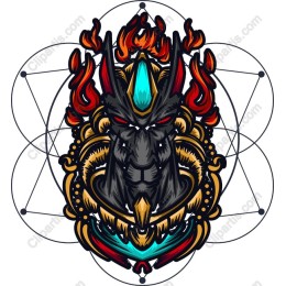 Fierce Dragon Head