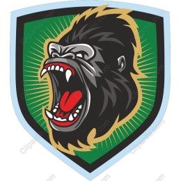 Roaring Gorilla Shield