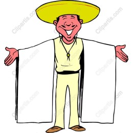 Cheerful Mexican Fiesta Character