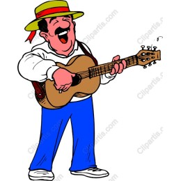 Cheerful Guitarist