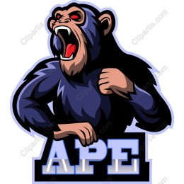 Fierce Gorilla Logo - APE