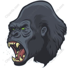 Fierce Roaring Gorilla