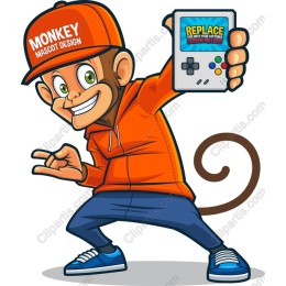 Retro Gaming Monkey