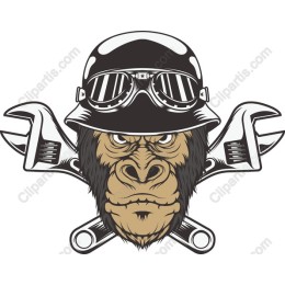 Fierce Gorilla Mechanic