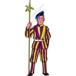 Colorful Historical Guard
