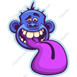 Cheeky Blue Gorilla