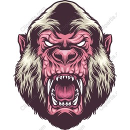 Fierce Gorilla Face