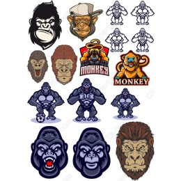 Monkey and Gorilla Bundle