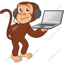 Tech-Savvy Monkey