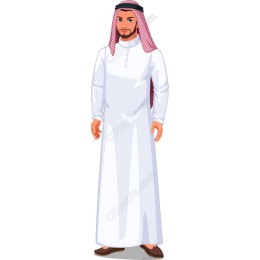 Traditional Middle Eastern Man