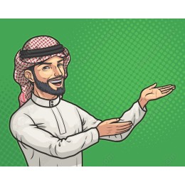 Vibrant Middle Eastern Character