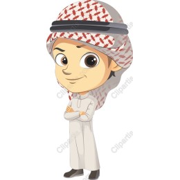 Charming Young Boy in Traditional Attire