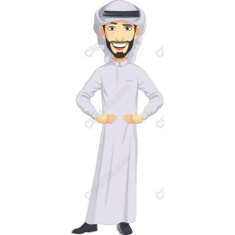 Cheerful Arab Man