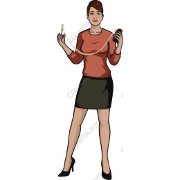 Confident Woman with Slingshot