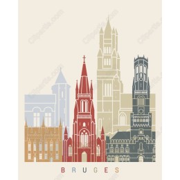 Bruges Skyline